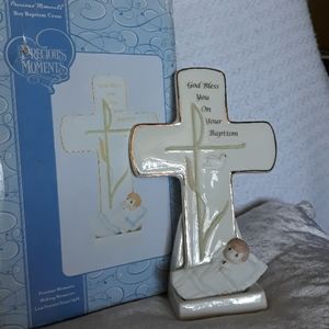 Precious Moments Boy Baptism Cross